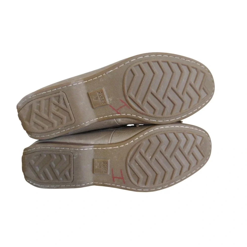 Frye Lewis Tie Mens Loafers Leather Driving Moccasins Casual Comfort Shoes‎ 9.5